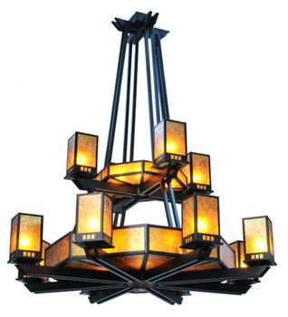 Meyda 58"w Avondale 10 Arm Two Tier Chandelier - 65485