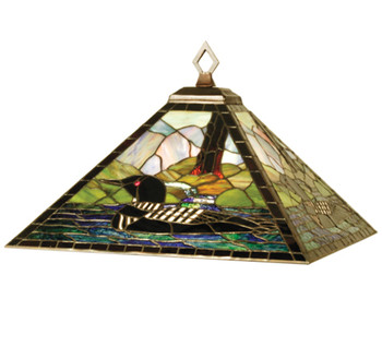 Meyda 17"sq Loon Pendant - 69275