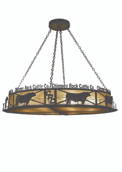 Meyda 60"l Personalized Chimney Rock Inverted Pendant - 73485