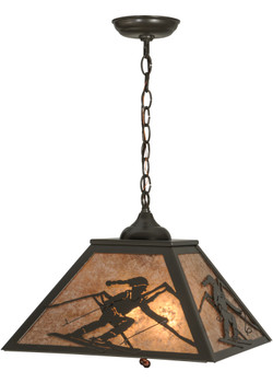 Meyda 16"sq Alpine Pendant - 74104