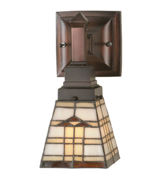 Meyda 5"w Arrowhead Mission Wall Sconce - 98201