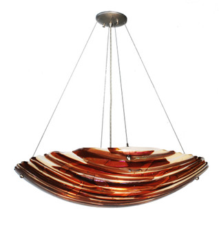 Meyda 29"w Metro Fusion Marina Inverted Pendant - 98207