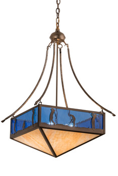 Meyda 22"sq Golf Inverted Pendant - 98702