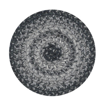 Homespice Decor Flint Hill Grey Braided Area Rugs