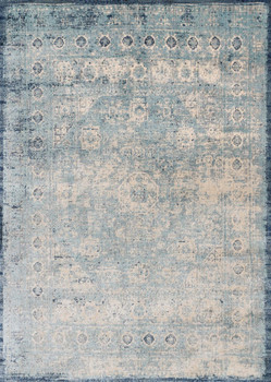 Loloi Anastasia Af-14 Lt. Blue / Ivory Power Loomed Area Rugs