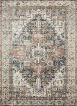 Loloi Anastasia Af-23 Ivory / Multi Power Loomed Area Rugs