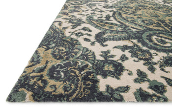 Loloi Avanti Av-10 Teal / Multi Power Loomed Area Rugs