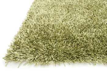 Loloi Carrera Shag Cg-01 Green Hand Woven Area Rugs