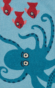 Loloi Angelou Han21 Lt. Blue / Green Hooked Area Rugs