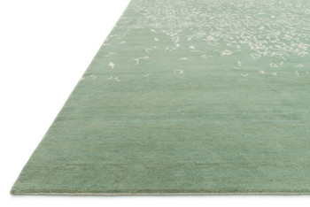 Loloi Hermitage He-05 Aquamarine Hand Knotted Area Rugs