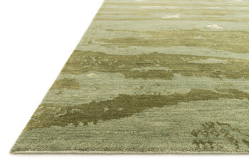 Loloi Hermitage He-12 Seafoam Green Hand Knotted Area Rugs