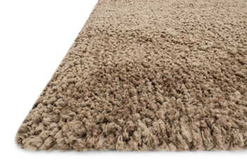 Loloi Hera Shag Hg-01 Mocha Hand Woven Area Rugs