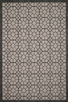 Loloi Isle Ie-06 Grey / Charcoal Power Loomed Area Rugs