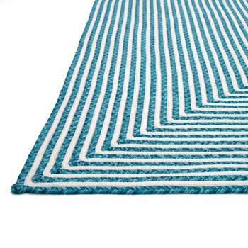 Loloi In/out Io-01 Aqua Braided Area Rugs