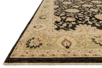 Loloi Majestic Mm-01 Black / Ivory Hand Knotted Area Rugs