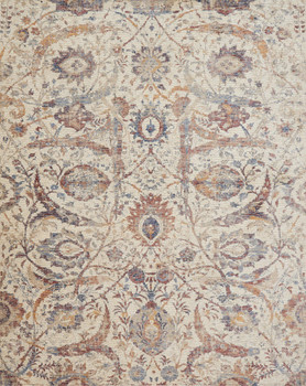 Loloi Porcia Pb-03 Ivory / Multi Power Loomed Area Rugs