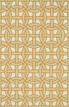 Loloi Palm Springs Pm-06 Beige / Orange Hooked Area Rugs