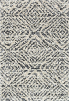 Loloi Quincy Qc-01 Graphite / Sand Power Loomed Area Rugs