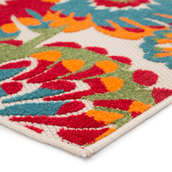 Jaipur Living Balfour BLZ02 Floral Multicolor Power Loomed Area Rugs