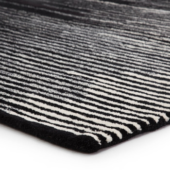 Jaipur Living Tabo BRI21 Stripes Black Hand Tufted Area Rugs