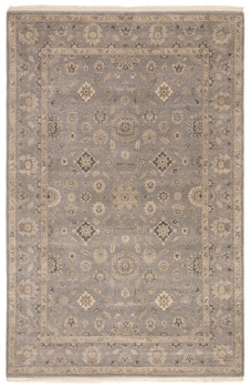 Jaipur Living Riverton BS18 Medallion Gray Hand Knotted Area Rugs
