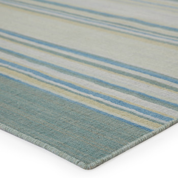 Jaipur Living Kiawah COH07 Stripes Blue Flat Weave Area Rugs