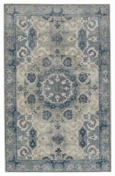 Jaipur Living Modify KAI07 Medallion Blue Hand Knotted Area Rugs