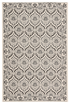 Jaipur Living Laurel MOC01 Damask Dark Gray Power Loomed Area Rugs