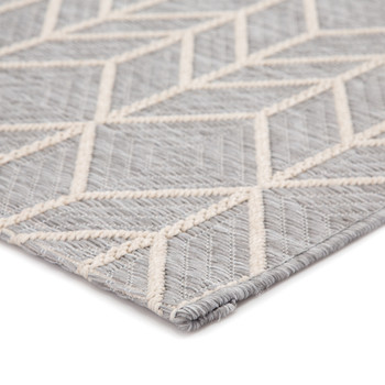 Jaipur Living Galloway MOC02 Chevron Gray Power Loomed Area Rugs