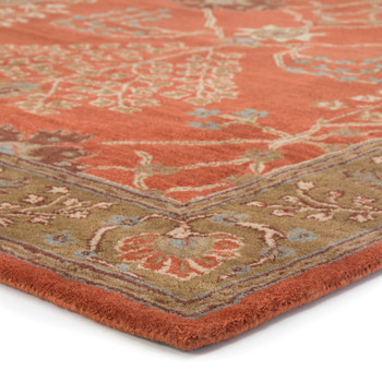 Jaipur Living Chambery PM51 Floral Orange Hand Tufted Area Rugs