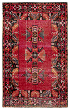 Jaipur Living Paloma POL19 Tribal Red Power Loomed Area Rugs