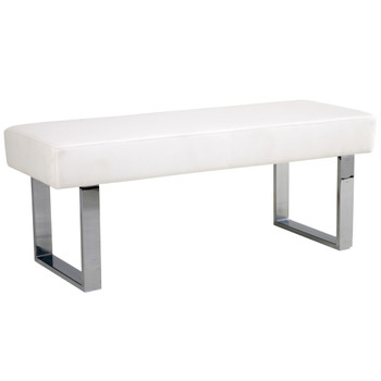 Armen Living Amanda White Bench