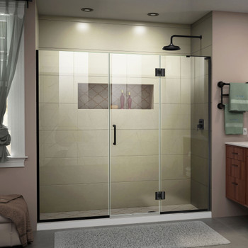 Dreamline Unidoor-x 67-67 1/2 In. W X 72 In. H Frameless Hinged Shower Door - D3291472