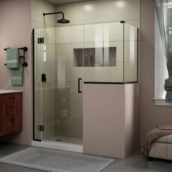 Dreamline Unidoor-x 60 In. W X 36 3/8 In. D X 72 In. H Frameless Hinged Shower Enclosure - E130243436