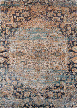 Momeni Amelia AM-01 Navy Machine Made Area Rugs