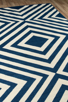 Momeni Baja BAJ-8 Navy Machine Made Area Rugs