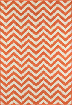 Momeni Baja BAJ-9 Orange Machine Made Area Rugs