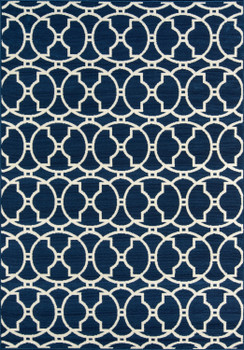 Momeni Baja BAJ11 Navy Machine Made Area Rugs