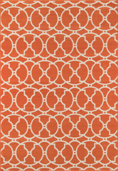 Momeni Baja BAJ11 Orange Machine Made Area Rugs