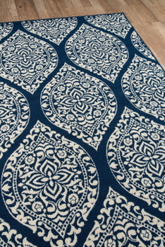 Momeni Baja BAJ17 Navy Machine Made Area Rugs