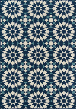 Momeni Baja BAJ30 Navy Machine Made Area Rugs
