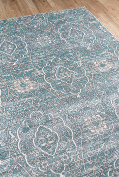 Momeni Brooklyn Heights BH-07 Blue Machine Made Area Rugs