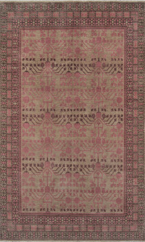 Momeni Banaras BNR-5 Pink Hand Knotted Area Rugs