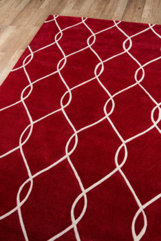 Momeni Bliss BS-12 Red Hand Tufted Area Rugs