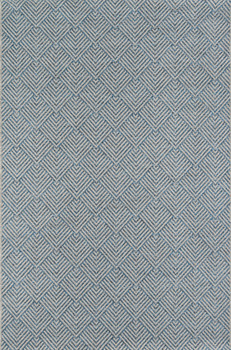 Momeni Como COM-3 Blue Machine Made Area Rugs