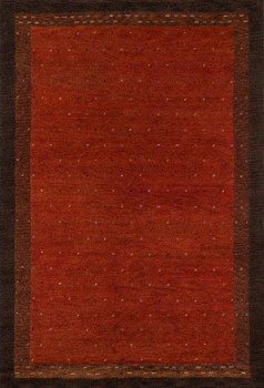 Momeni Desert Gabbeh DG-01 Paprika Hand Knotted Area Rugs