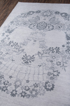 Novogratz District DIS-1 Grey Machine Made Area Rugs