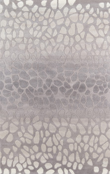 Momeni Delhi DL-33 Silver Hand Tufted Area Rugs