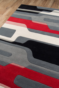 Momeni Delhi DL-43 Black Hand Tufted Area Rugs