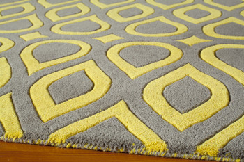 Momeni Delhi DL-45 Grey Hand Tufted Area Rugs